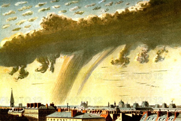 Phénomène de pluie partielle