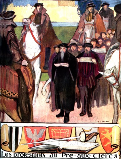 Les Protestants au Pré aux Clercs