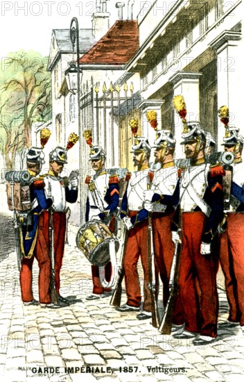 Voltigeurs de La Garde Impériale en 1857
