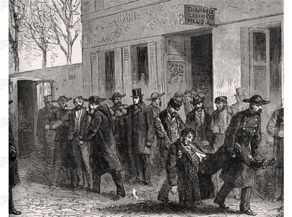 Arrestation de Mégy à PARIS le11 février 1870