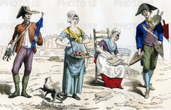 Marchands de PARIS au XVIII siècle