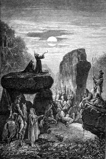 CŽrŽmonie astronomique chez les Druides