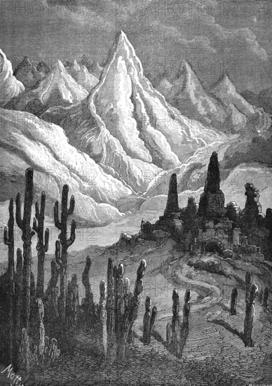 Paysage de la planète Vénus