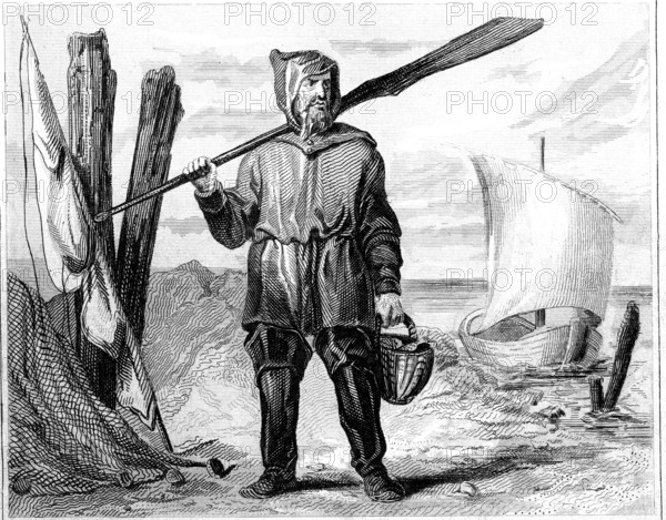 Costume de pêcheur au 15e siècle