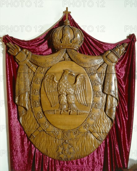 Emperor Napoleon's great coat of arms, designed by David for the coronation