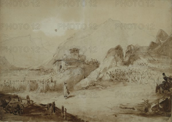 Bellanger, Napoleon reaching Grenoble during the Hundred Days