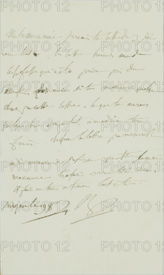 Lettre de Napoléon à Marie-Louise