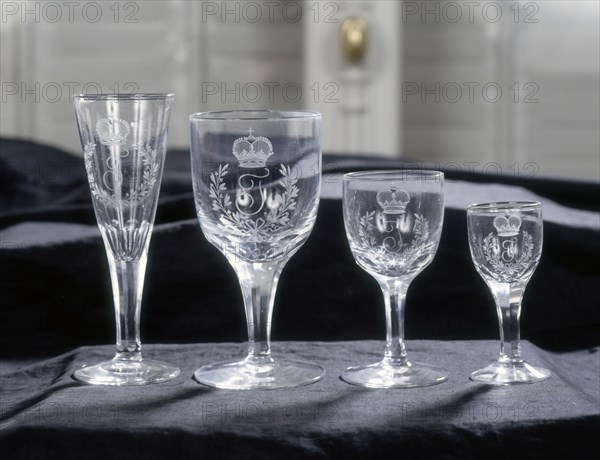 Verres de cristal de Talleyrand