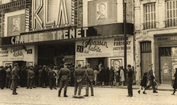 Spectacle de Charles Trenet sous l'Occupation allemande