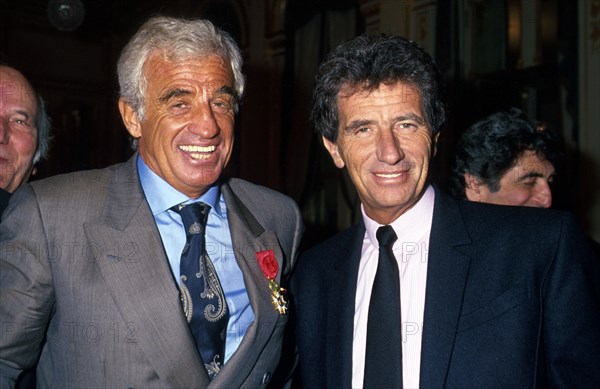 Jean-Paul Belmondo et Jack Lang