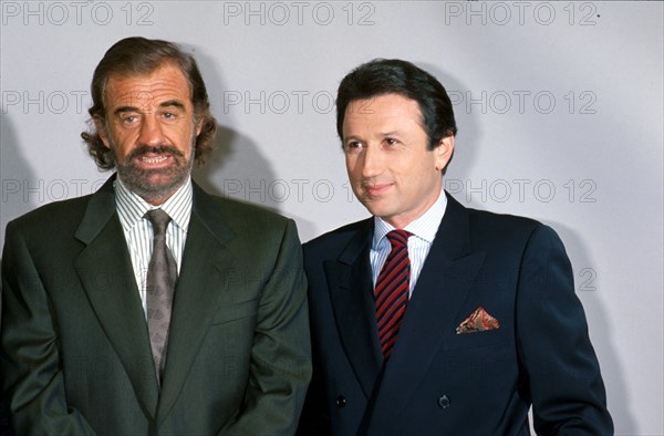 Jean-Paul Belmondo et Michel Drucker