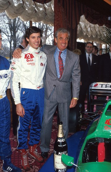 Jean-Paul Belmondo et son fils Paul