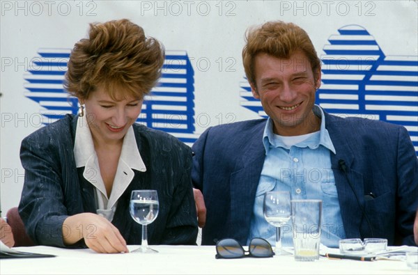 Nathalie Baye et Johnny Hallyday