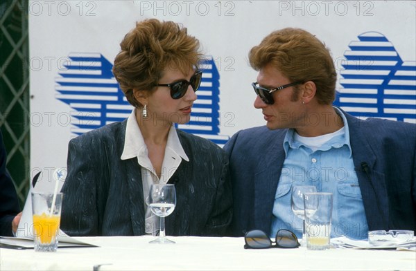 Nathalie Baye et Johnny Hallyday