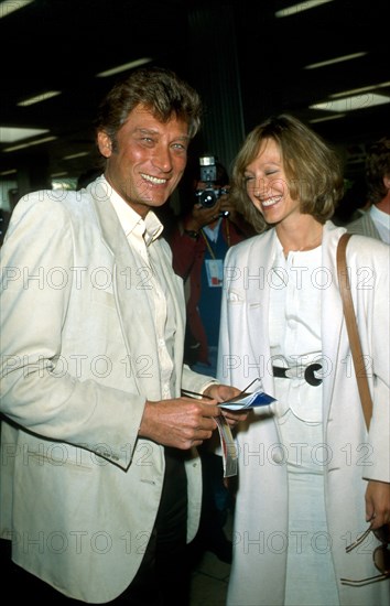 Nathalie Baye et Johnny Hallyday