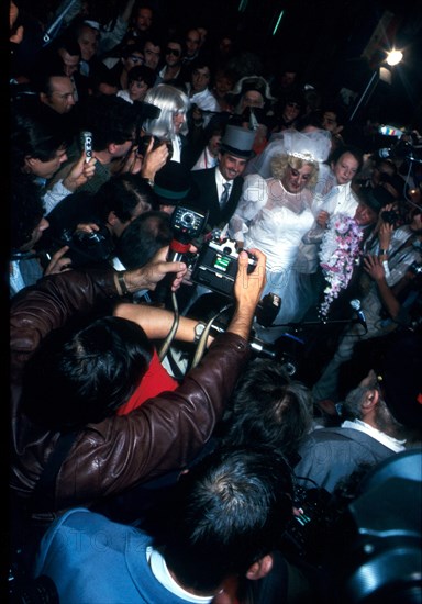 Mariage Coluche et Thierry Le Luron