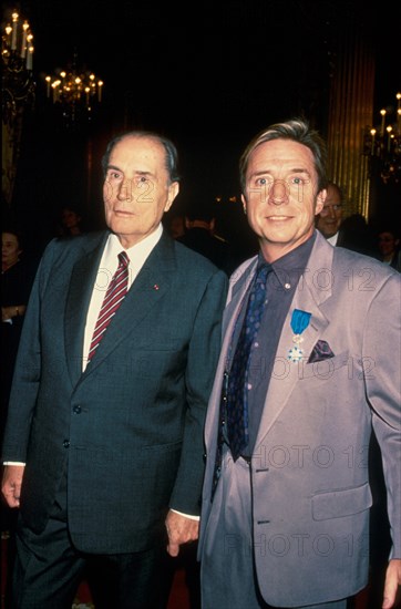 François Mitterrand et Pascal Sevran
