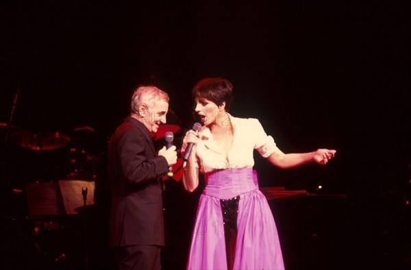 Charles Aznavour et Liza Minnelli