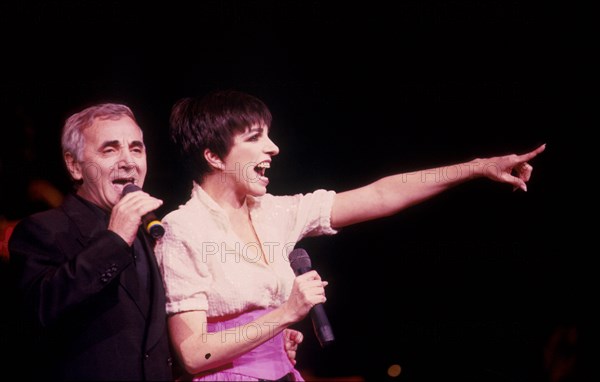 Charles Aznavour et Liza Minnelli