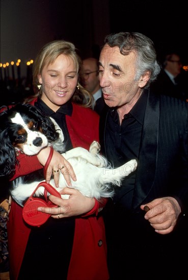 Charles Aznavour with Katia