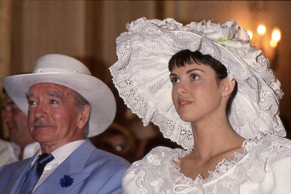 Mariage d'Eddie et Caroline Barclay, 1988