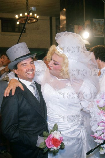 Coluche and Thierry Le Luron's Fake Wedding