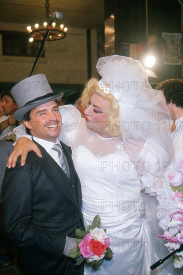 Mariage Coluche et Thierry Le Luron