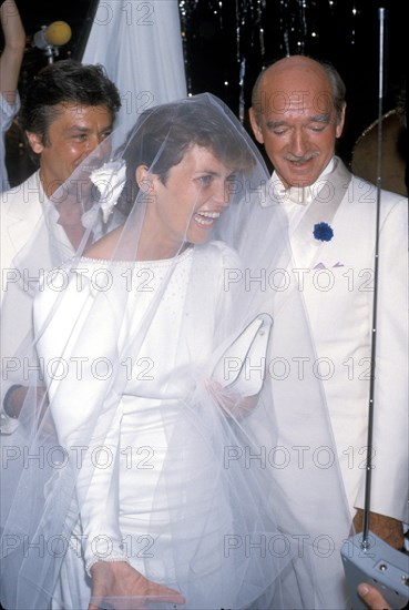 Mariage d'Eddie Barclay et Cathy Esposito, 1984