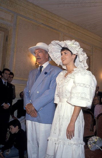 Mariage d'Eddie et Caroline Barclay, 1988