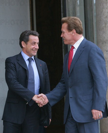 Arnold Schwarzenegger's official visit to France