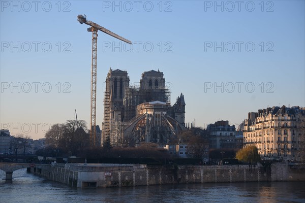 Les travaux de confortement de Notre-Dame de Paris après le grand incendie du 15 avril 2019