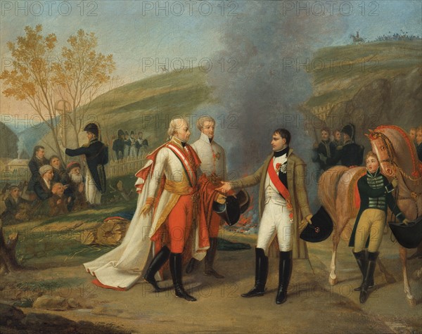 Gros, Napoléon et François II après Austerlitz