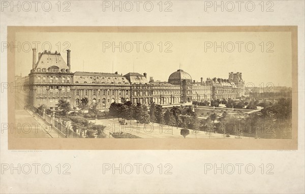 Vue panoramique du palais des Tuileries