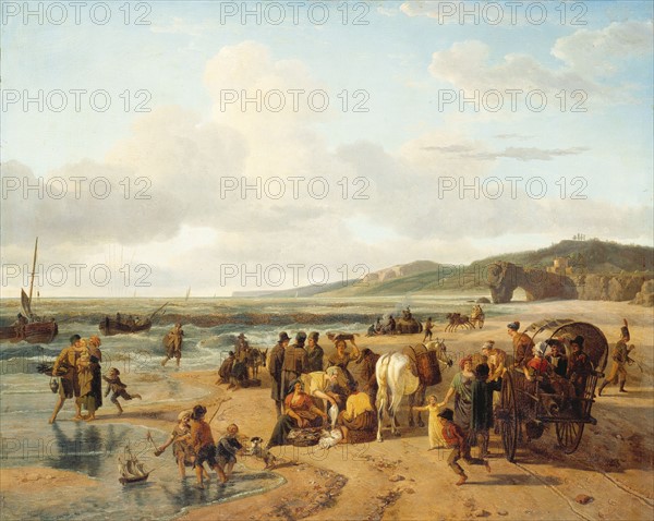 Jean-Louis Demarne, Plage à marée basse