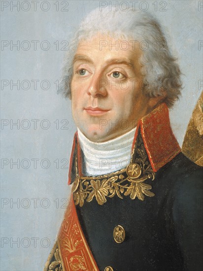 Boze, Lefèvre et Vernet, Le Général Bonaparte et son chef d'état-major le général Berthier à la bataille de Marengo, détail