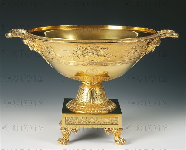 Martin-Guillaume Biennais, Punch bowl bearing the coat of arms of Empress Joséphine