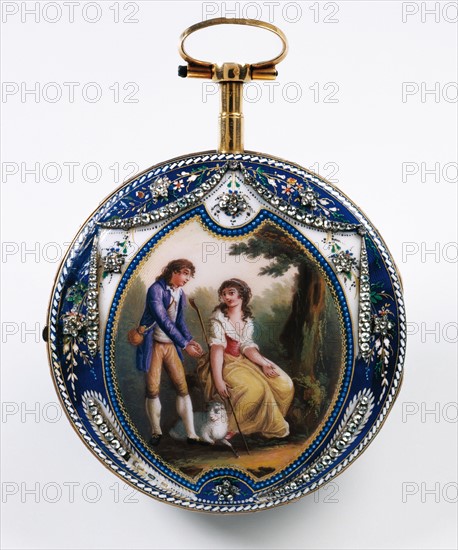 Louis Duchêne et fils, Pocket watch: pastoral