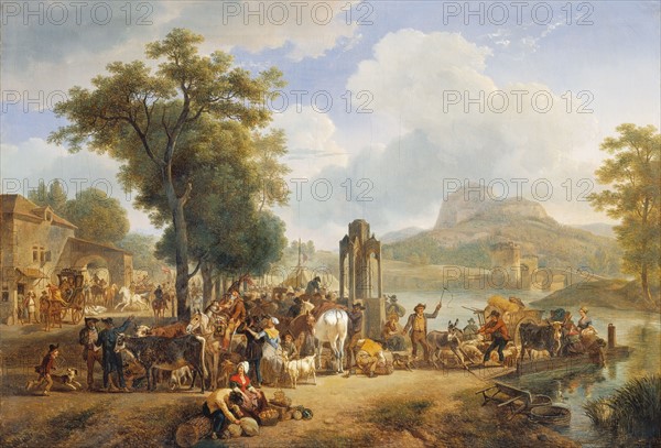 Jean-Louis Demarne, Fair along a river