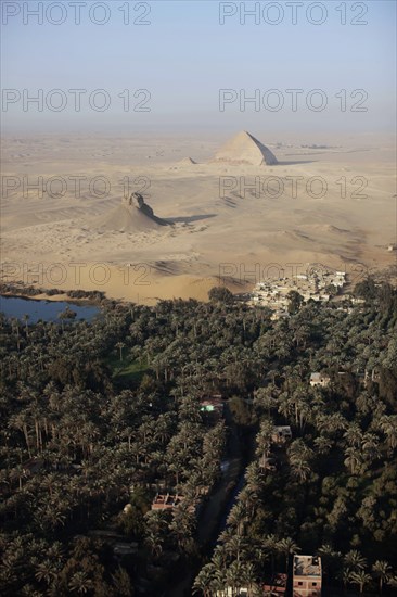 Egypte vue du ciel - Dachour