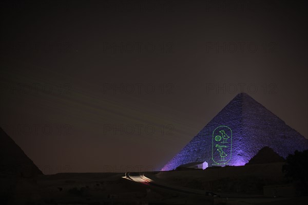 Le Caire, les pyramides, son et lumière