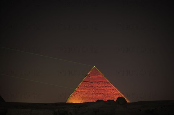 Le Caire, les pyramides, son et lumière