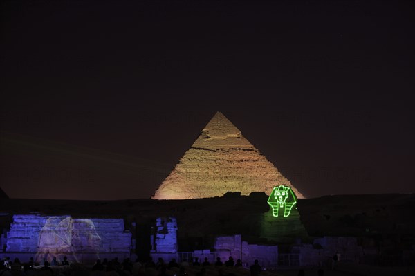 Le Caire, les pyramides, son et lumière