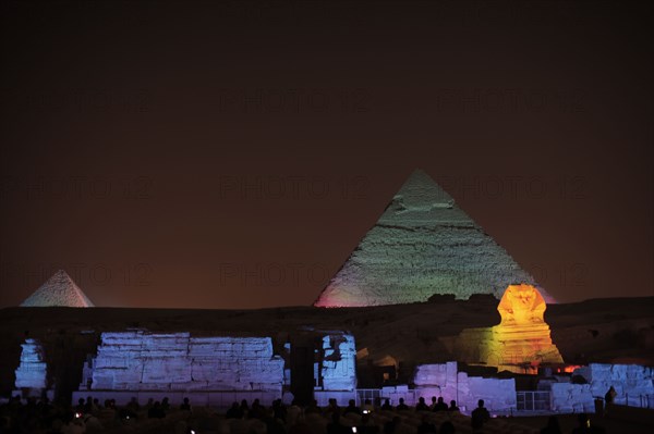 Le Caire, les pyramides, son et lumière