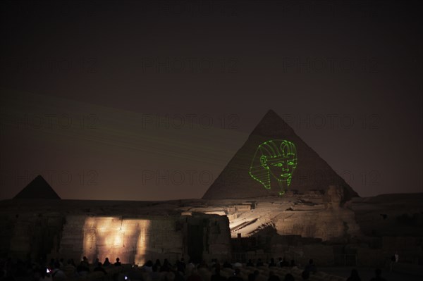 Le Caire, les pyramides, son et lumière