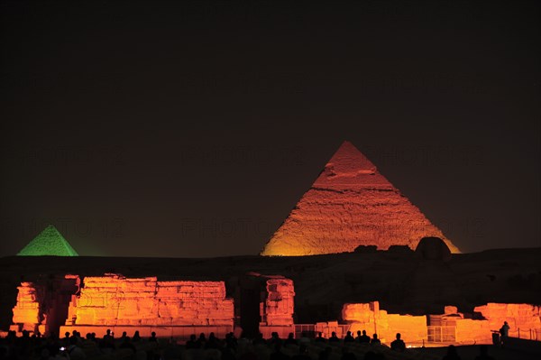 Le Caire, les pyramides, son et lumière