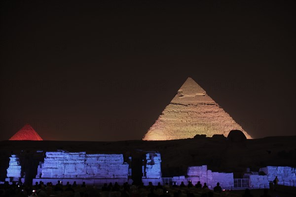 Le Caire, les pyramides, son et lumière