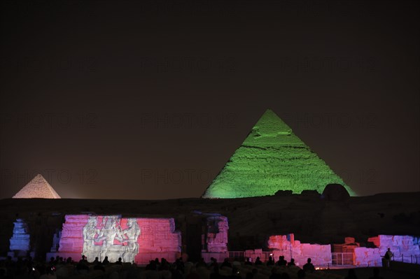 Le Caire, les pyramides, son et lumière