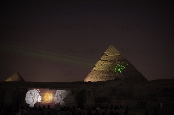 Le Caire, les pyramides, son et lumière