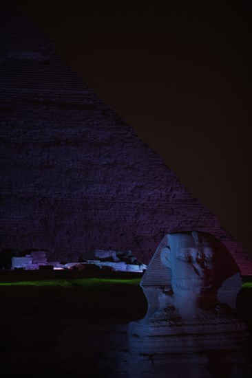 Le Caire, les pyramides, son et lumière