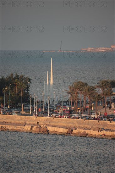 Alexandrie, le front de mer